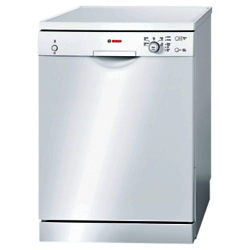 Bosch SMS50C02GB Freestanding Dishwasher, White